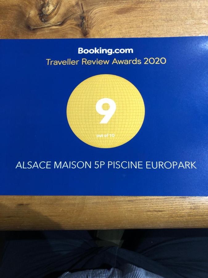 Vila Alsace Maison 5P Piscine Europapark Rulantica Marckolsheim Exteriér fotografie