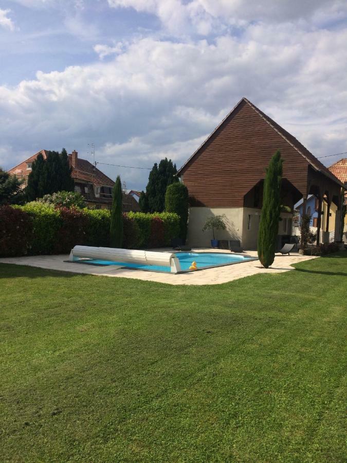Vila Alsace Maison 5P Piscine Europapark Rulantica Marckolsheim Exteriér fotografie